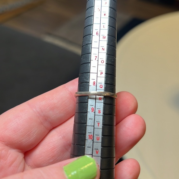 Vintage Amber bead dachshund sterling silver ring Size 8.5 - Picture 7 of 8